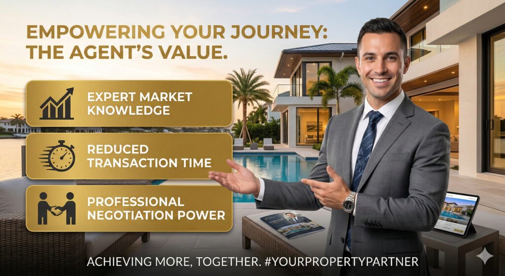 real estate agent in a competitive market