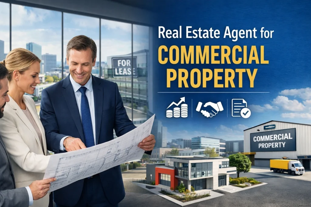 Real estate agent for commercial property