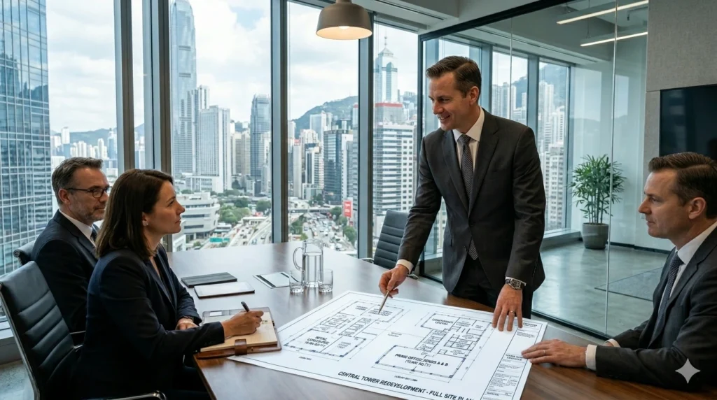 Real estate agent for commercial property