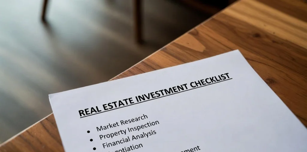 Real Estate Investment Checklist